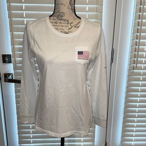 American flag Vineyard Vines shirt